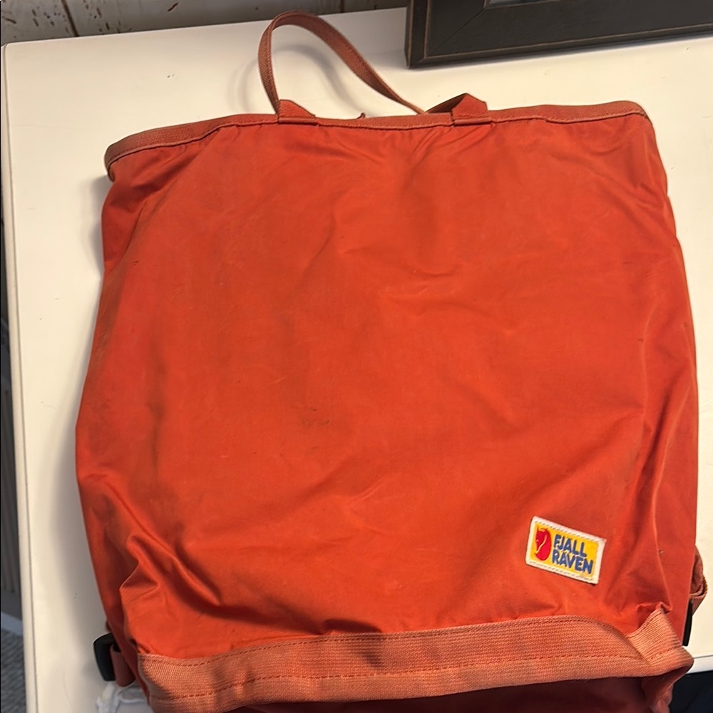 Fjallraven Orange Backpack